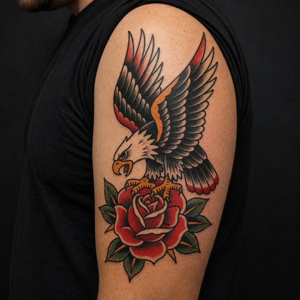 American Traditional tattoo