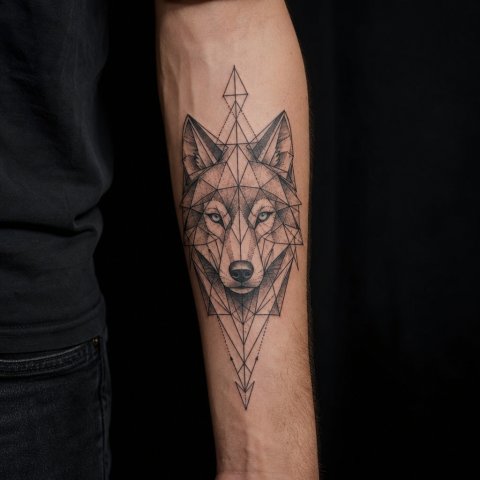 Geometric tattoo