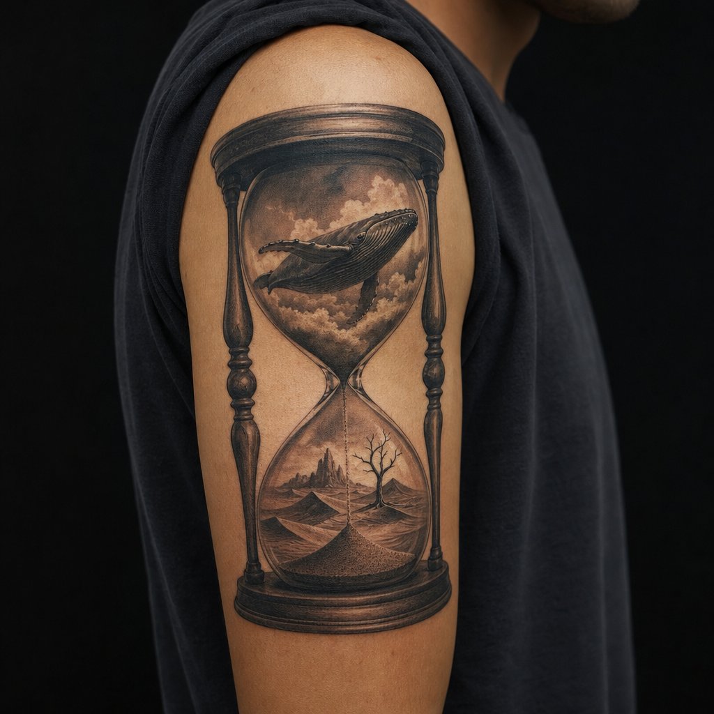 Surrealism tattoo