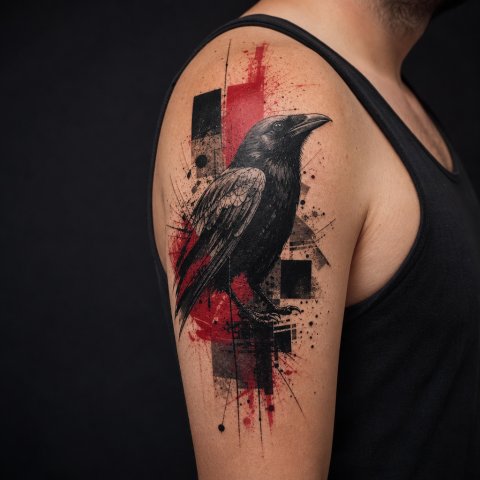 Trash Polka tattoo